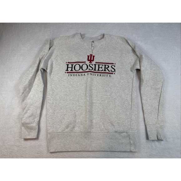 nutmeg mills Other - Indiana Hoosiers Vtg Crewneck Sweatshirt Gray Unisex Small‎ Pullover Long Sleeve